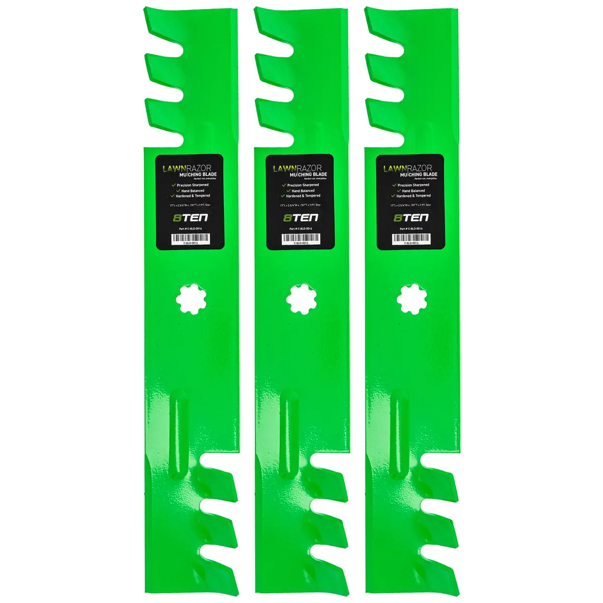 Lawnrazor Toothed Blade For John Deere Gy20852 Gx21784 Gx21786 Am141035 Am137757 50401781 | 3-Pack 1