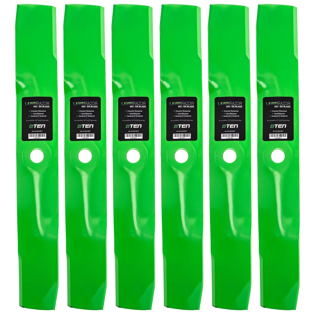 Lawnrazor Medium Lift Blade For John Deere M143520 Uc22010 | 6-Pack 1