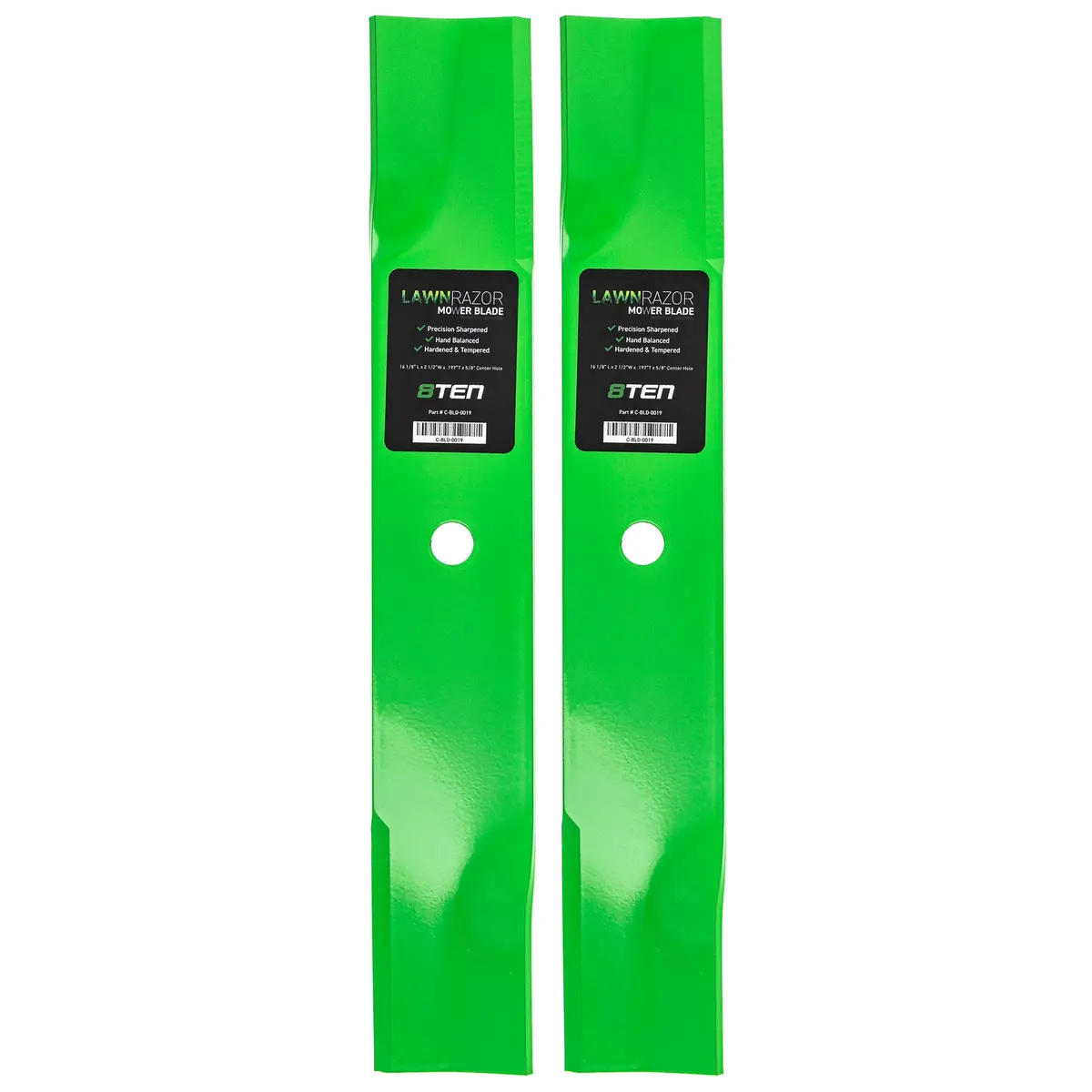 Lawnrazor High Lift Blade For Gravely Ariens Everride 1520843 20843 1520843S 04919100 05244100 | 2-Pack 1