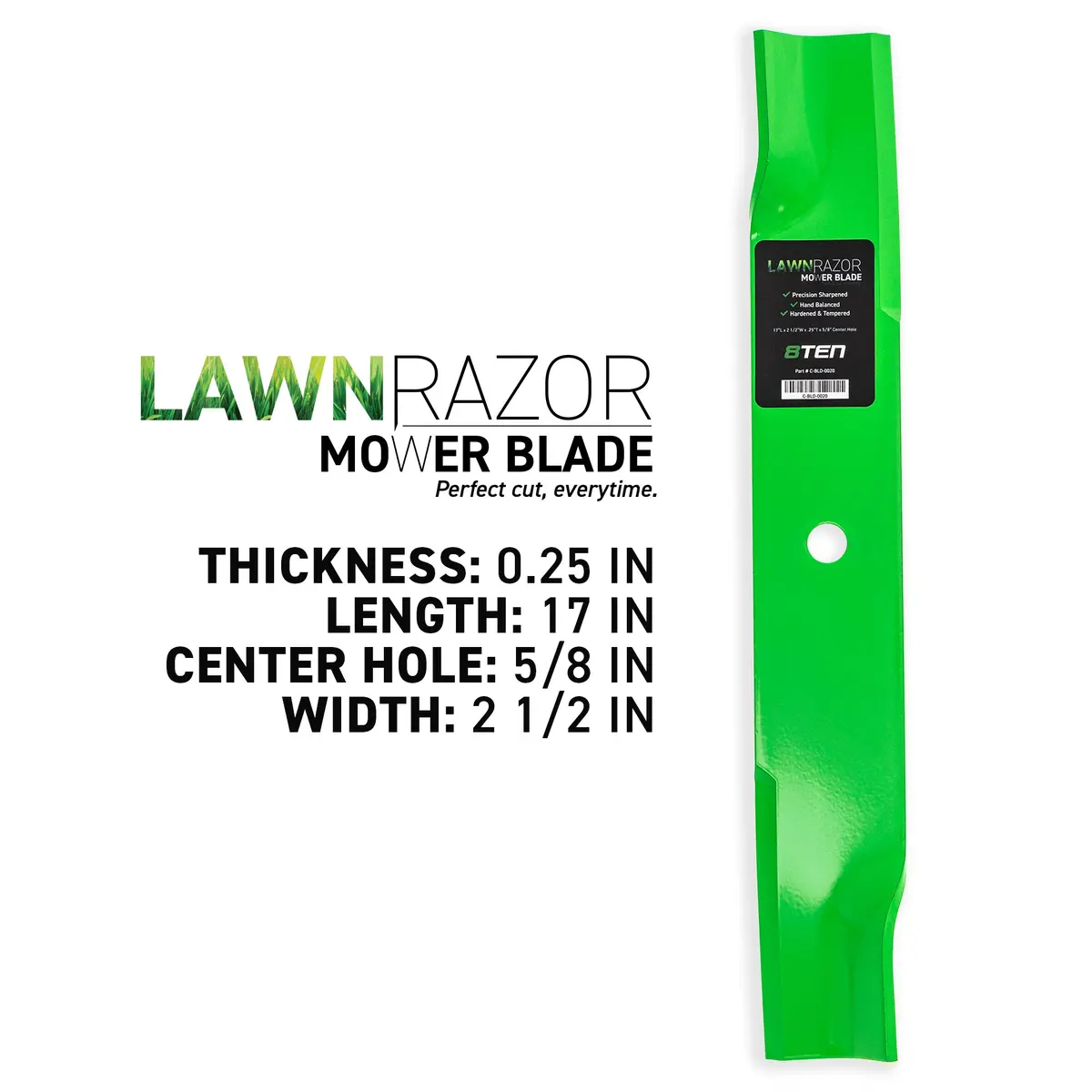 Lawnrazor High Lift Blade For Wheel Horse Dixie Chopper 30227-50 30227-50H 30227-50V 30227-H 113579 2
