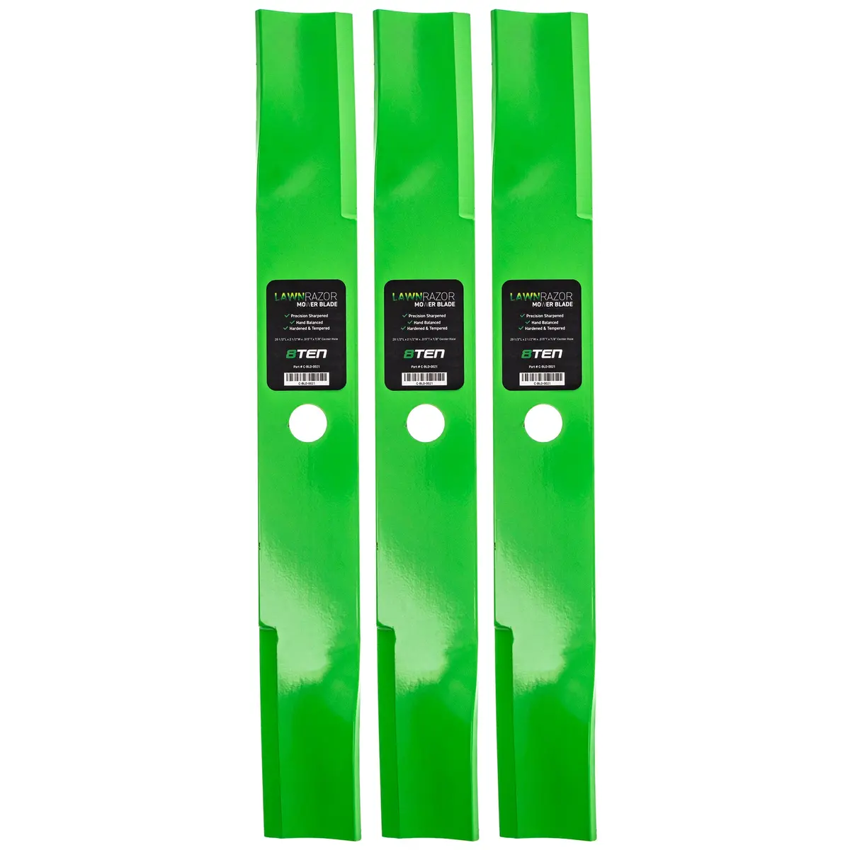 Lawnrazor High Lift Blade For John Deere M141785 Am100538 M87622 M74175 M126098 Am104586 | 3-Pack 1