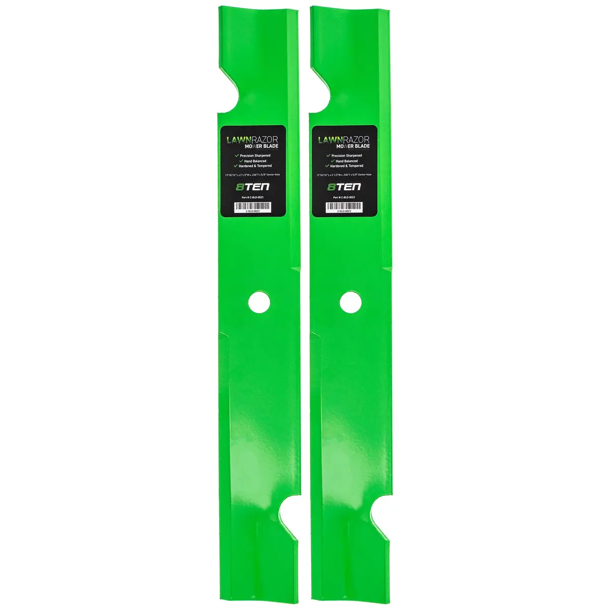 Lawnrazor Notched Medium Lift Blade For Husqvarna Toro Wm132022 112111-02 038-3000-00 32022A | 2-Pack 1