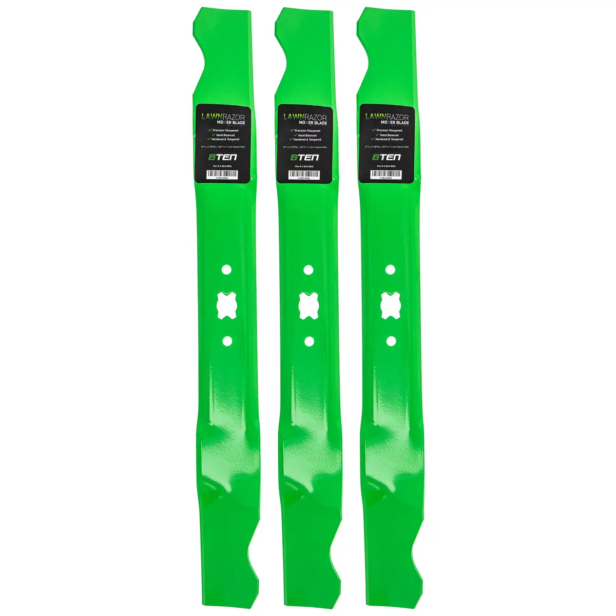Lawnrazor Mulching Blade For Craftsman Cub Cadet Columbia 742-0741 942-0741A 942-0741 490-100-M084 | 3-Pack 1