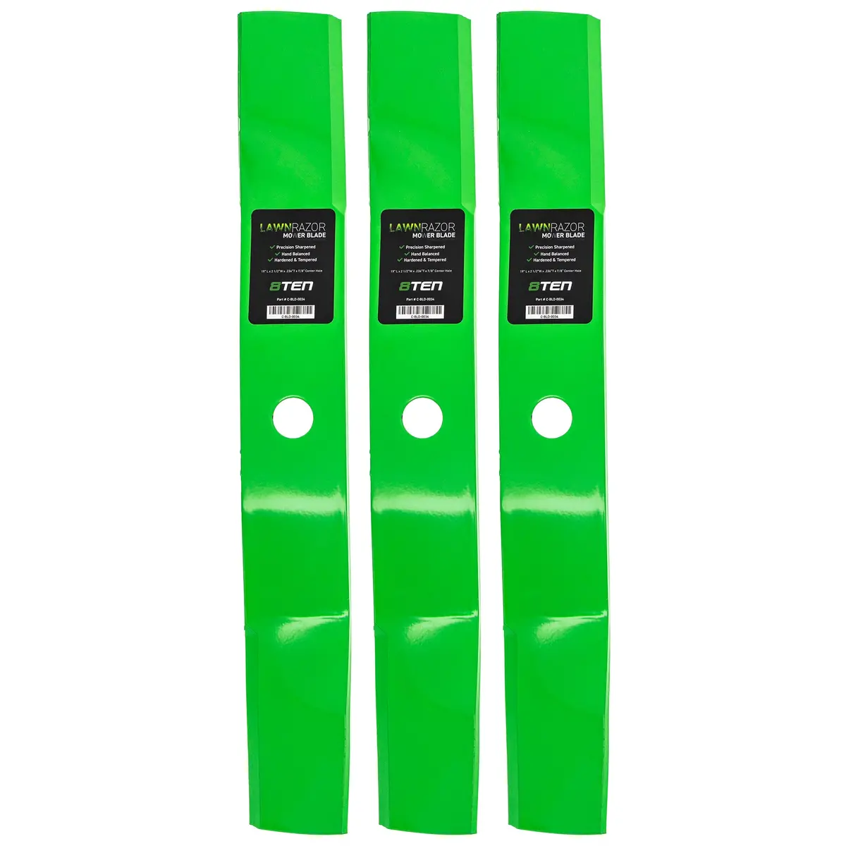 Lawnrazor Medium Lift Blade For John Deere M136195 Tcu30316 | 3-Pack 1
