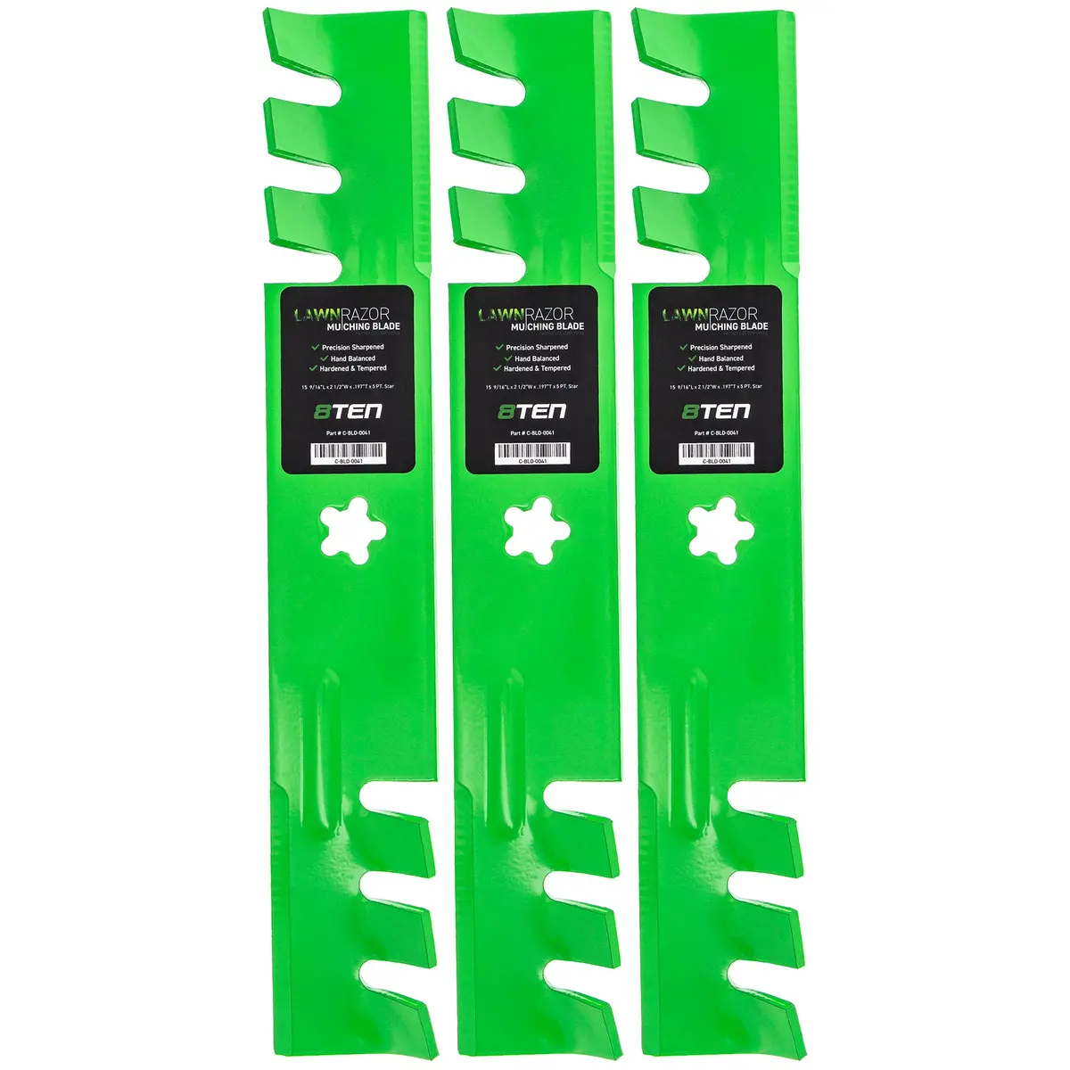 Lawnrazor Toothed Blade For Ayp Poulan Pro Weed Eater 170698 176084 157033 159705 532176084 144767 | 3-Pack 1
