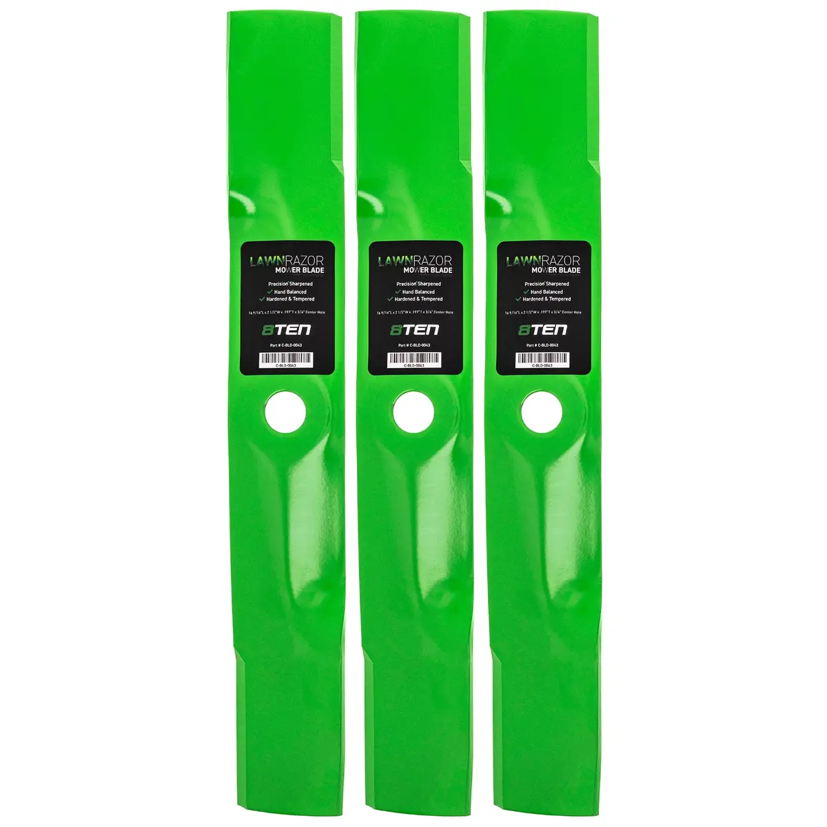 Lawnrazor High Lift Blade For John Deere Sabre Scotts M115495 M113517 M115328 M114581 690-120-0098 | 3-Pack 1