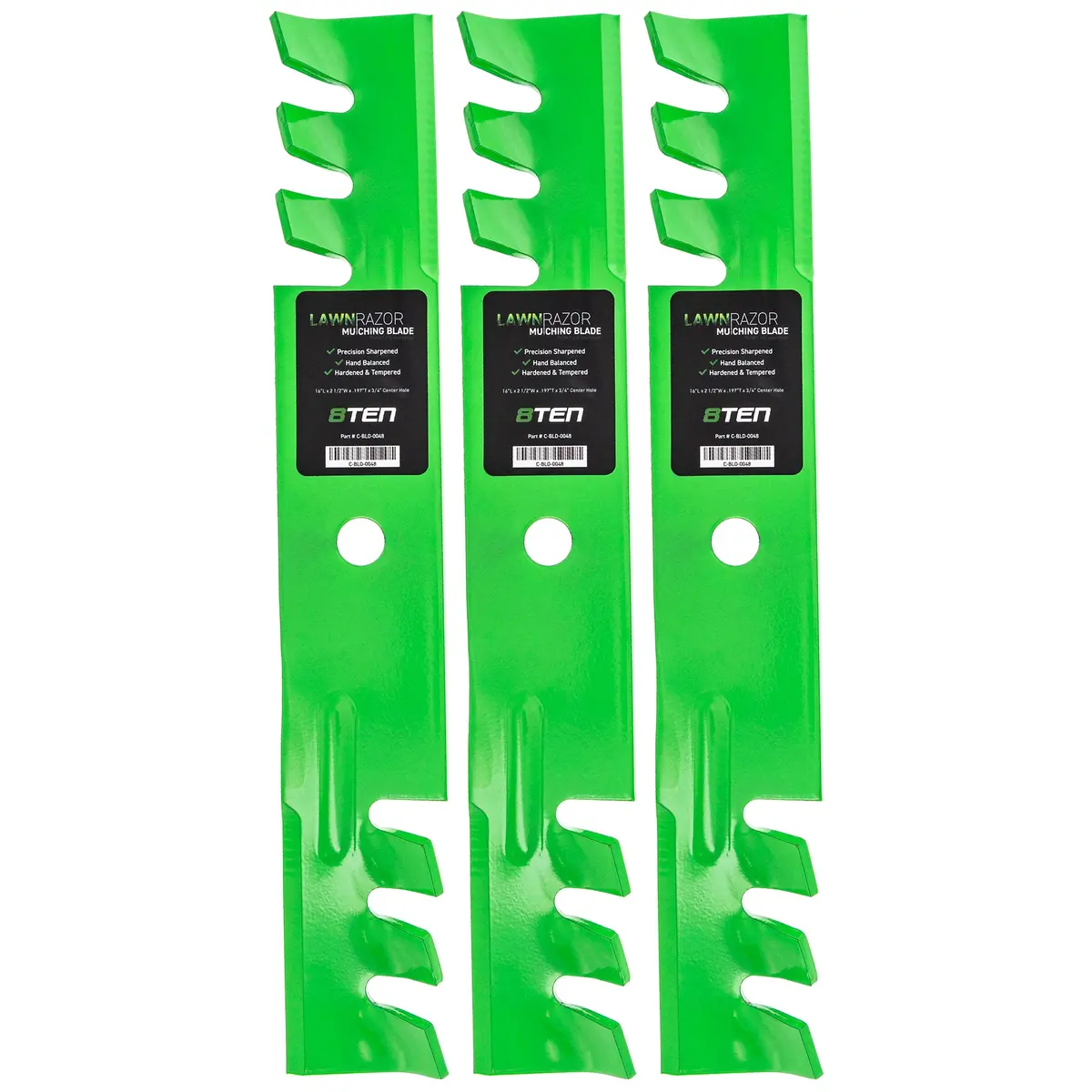Lawnrazor Toothed Blade For John Deere Sabre M41967 Am31100 M124343 | 3-Pack 1
