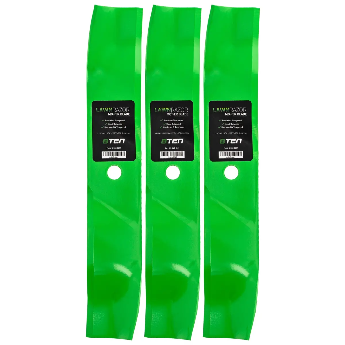 Lawnrazor Mulching Blade For Ariens Exmark Gravely 00272900 103-2519-S 653102 103-2519 01600000 | 3-Pack 1