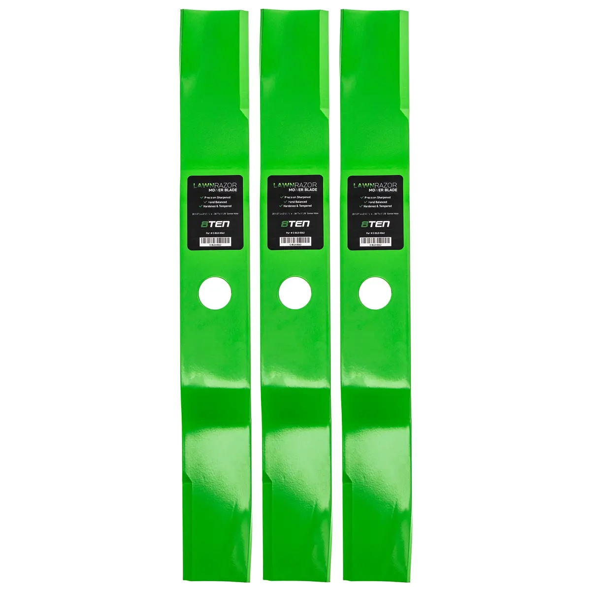 Lawnrazor High Lift Blade For Kubota 76539-34330 K5651-34340 70000-00602 70000-25001 | 3-Pack 1