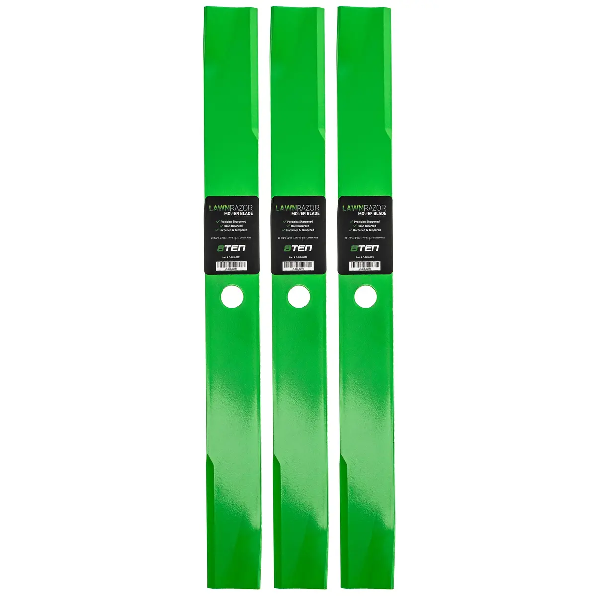 Lawnrazor Medium Lift Blade For John Deere Am35557 M48452 M112847 | 3-Pack 1