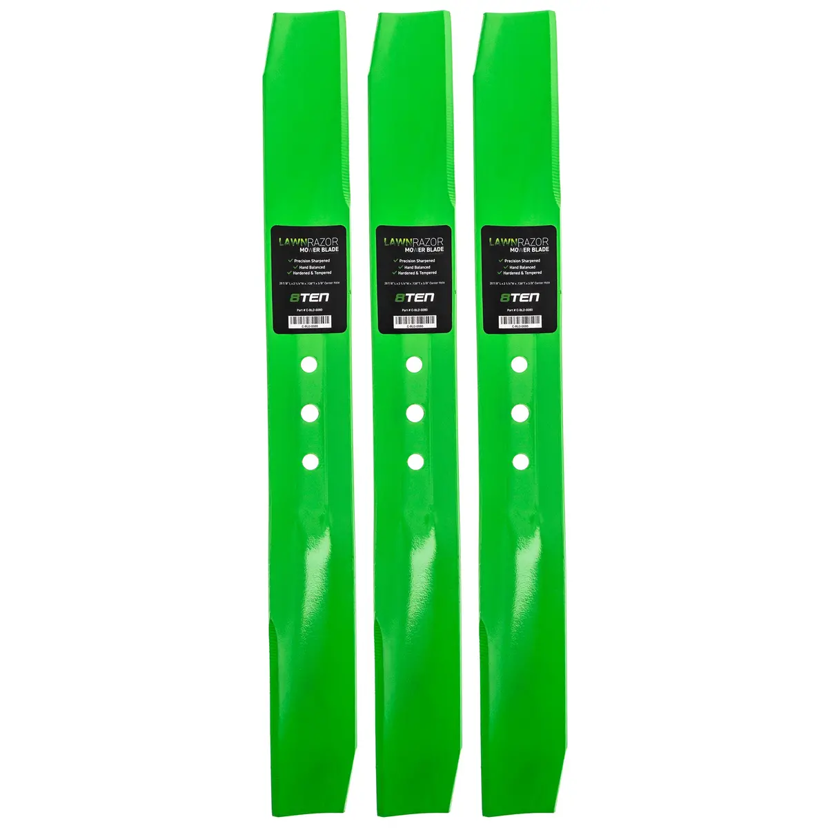 Lawnrazor High Lift Blade For Toro Hayter 108-3762-03 108-0954-03 93-4106-03 133-8183-03 133-8182-03 | 3-Pack 1