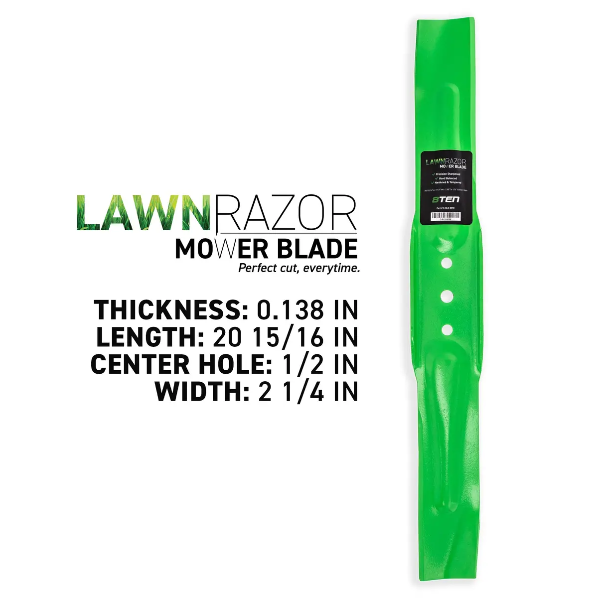 Lawnrazor High Lift Blade For Toro Hayter 91-2256-03 14-9419 14-1659 75-9420 91-2256 2746564 050808 2