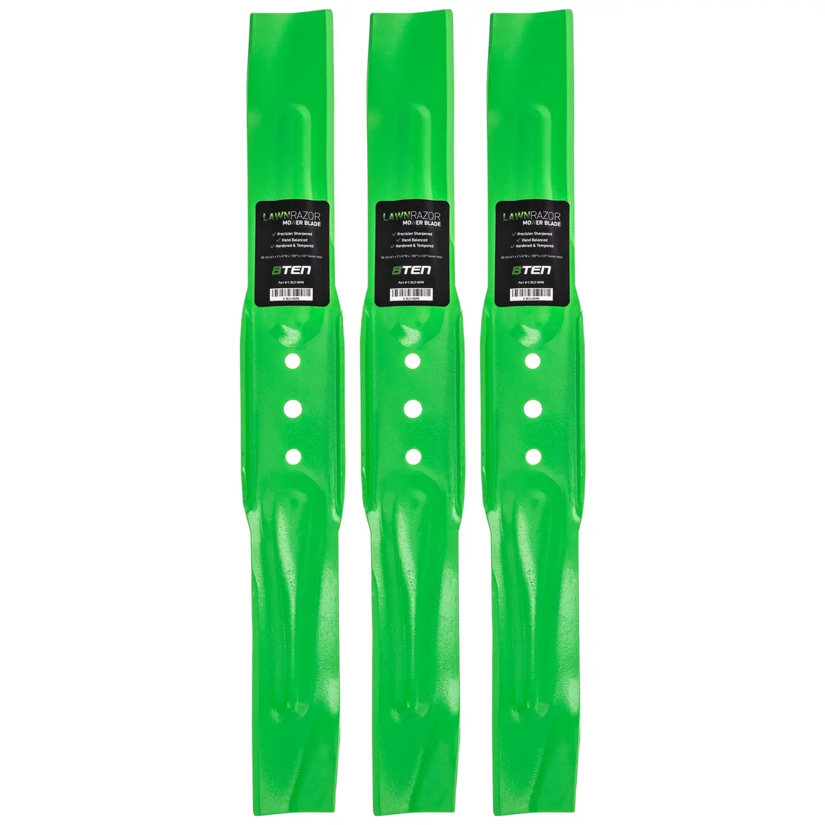 Lawnrazor High Lift Blade For Toro Hayter 91-2256-03 14-9419 14-1659 75-9420 91-2256 2746564 | 3-Pack 1