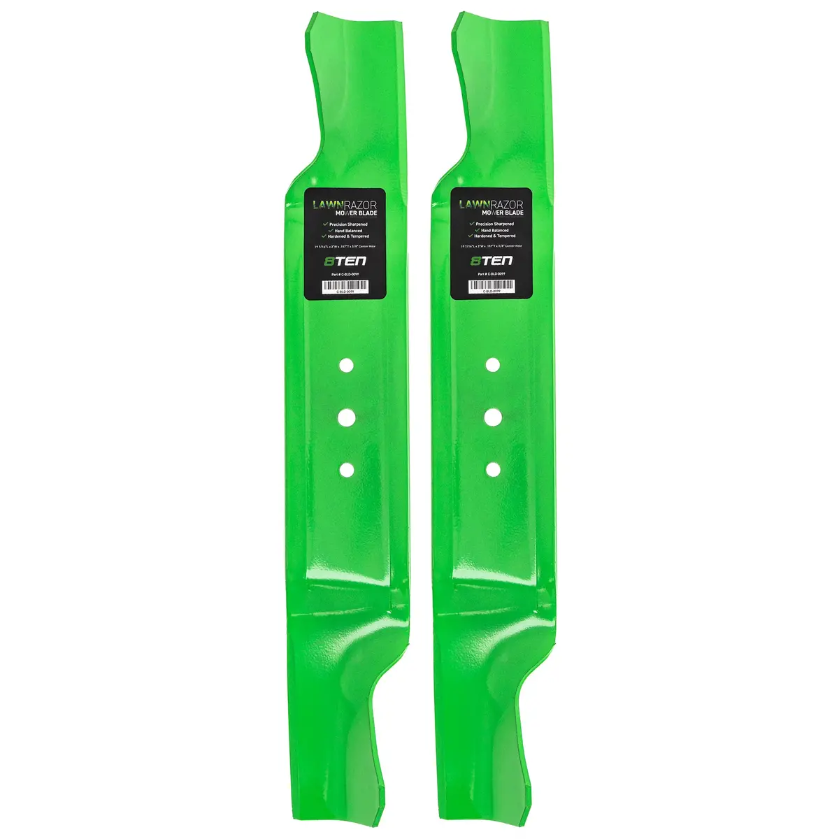 Lawnrazor Notched High Lift Blade For Coast To Coast Ace Central Park 942-0473A 742-0473A 742-0473 | 2-Pack 1