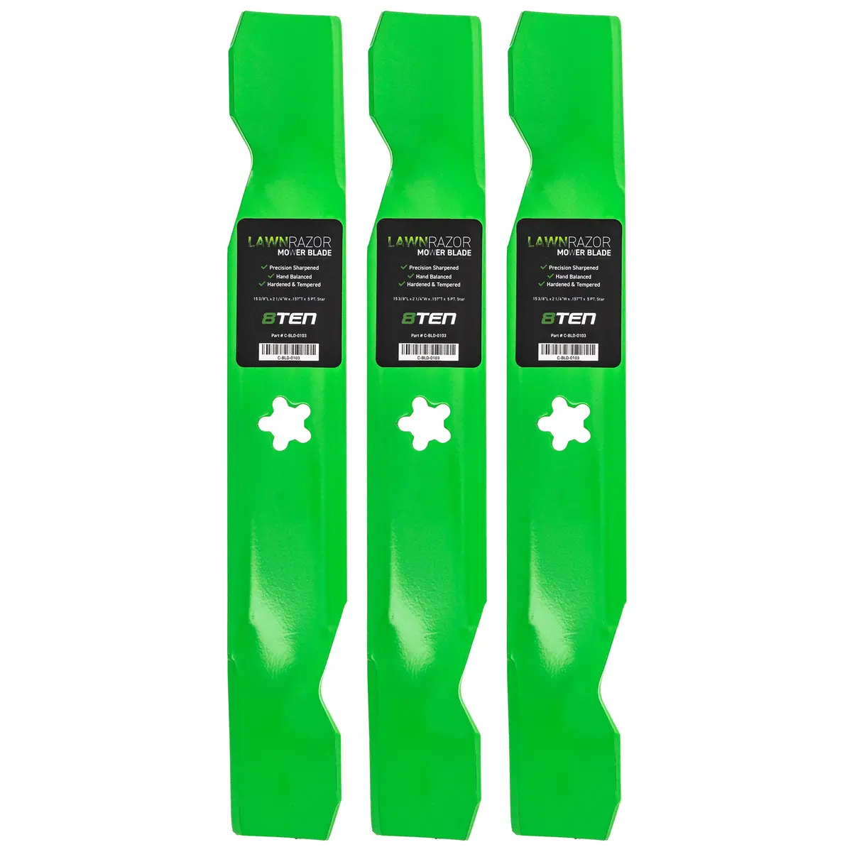 Lawnrazor Notched High Lift Blade For Ayp Poulan Poulan Pro 130652 532130652 917130652Ms | 3-Pack 1