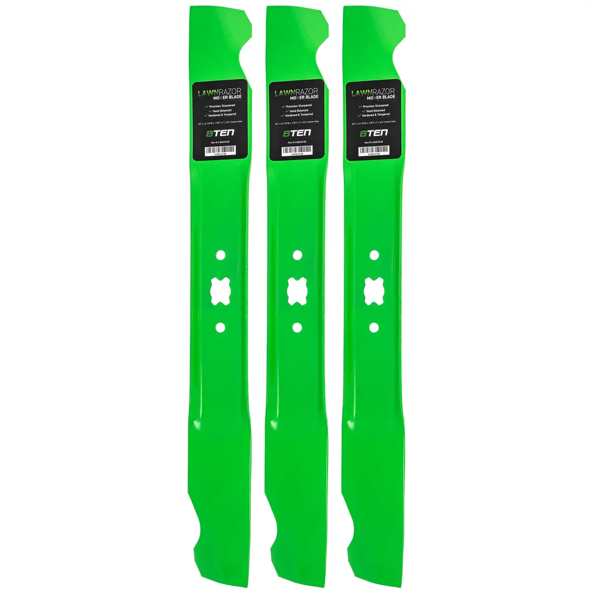Lawnrazor High Lift Blade For Ace Mastercraft Lawn Chief 942-0640 742-0640 Oem-742-0640 490-100-M115 | 3-Pack 1