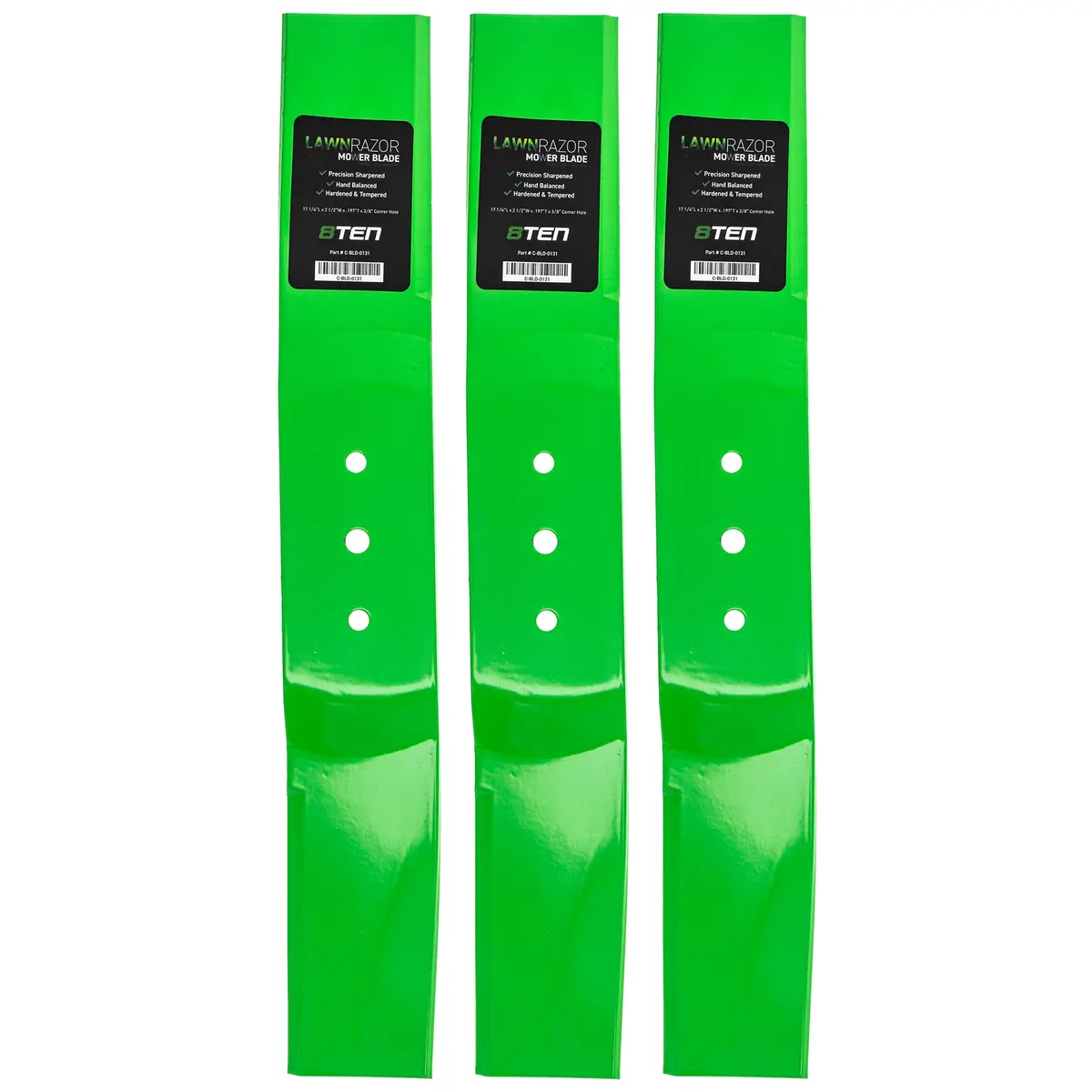 Lawnrazor High Lift Blade For White Outdoor Yard-Man Mtd 742-0171B 742-0171 942-0171B Oem-742-0171B | 3-Pack 1