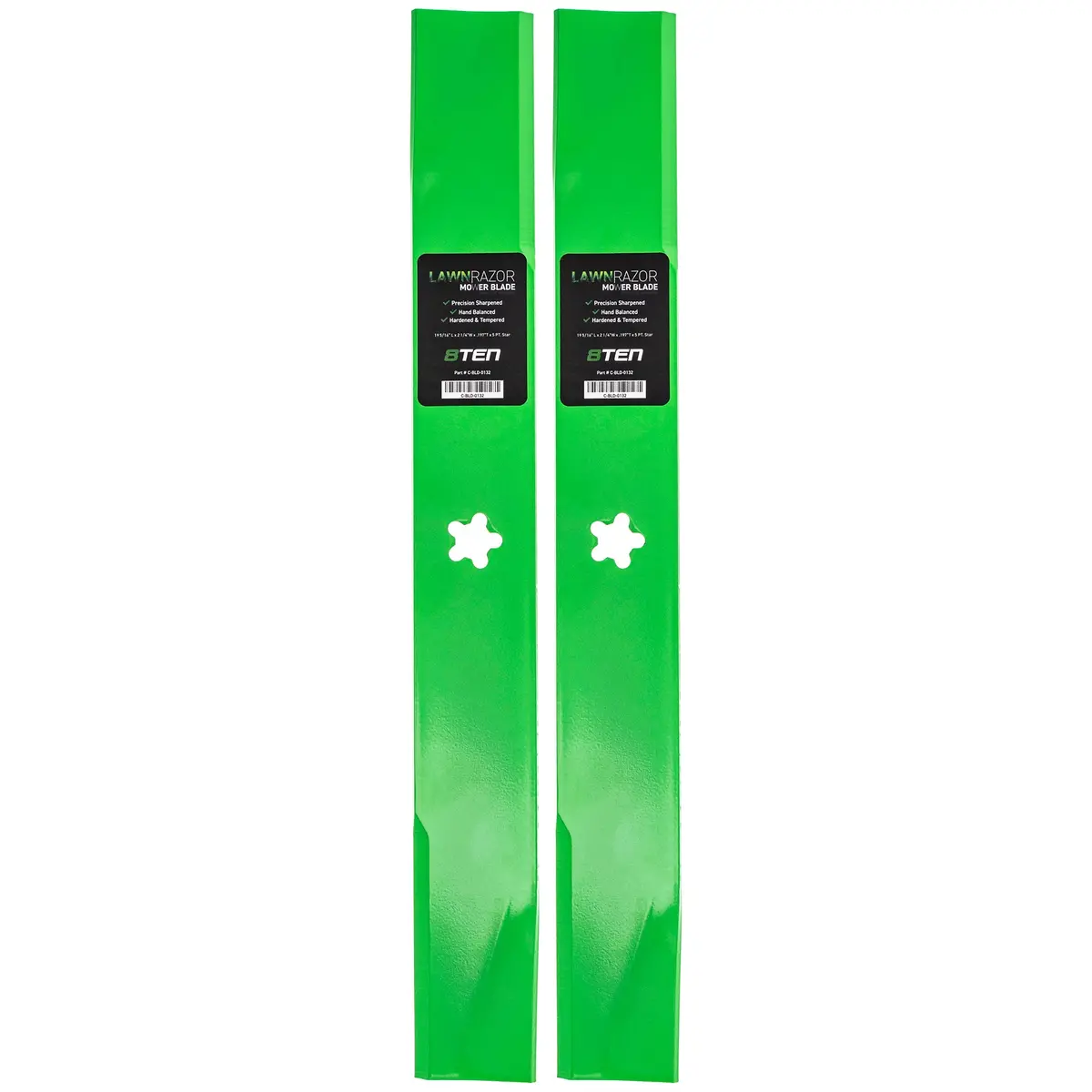 Lawnrazor Medium-Lift Blade For Husqvarna Poulan Pro Jonsered 532138497 532127842 131322 532138970 | 2-Pack 1