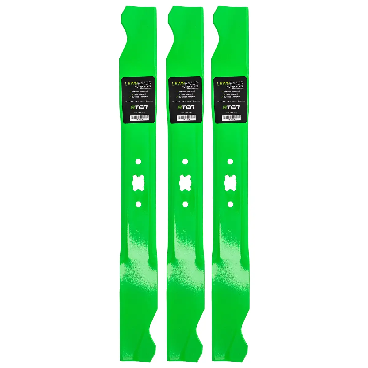 Lawnrazor High Lift Blade For Lawn Chief Ace Bolens 942-0641 742-0641 | 3-Pack 1