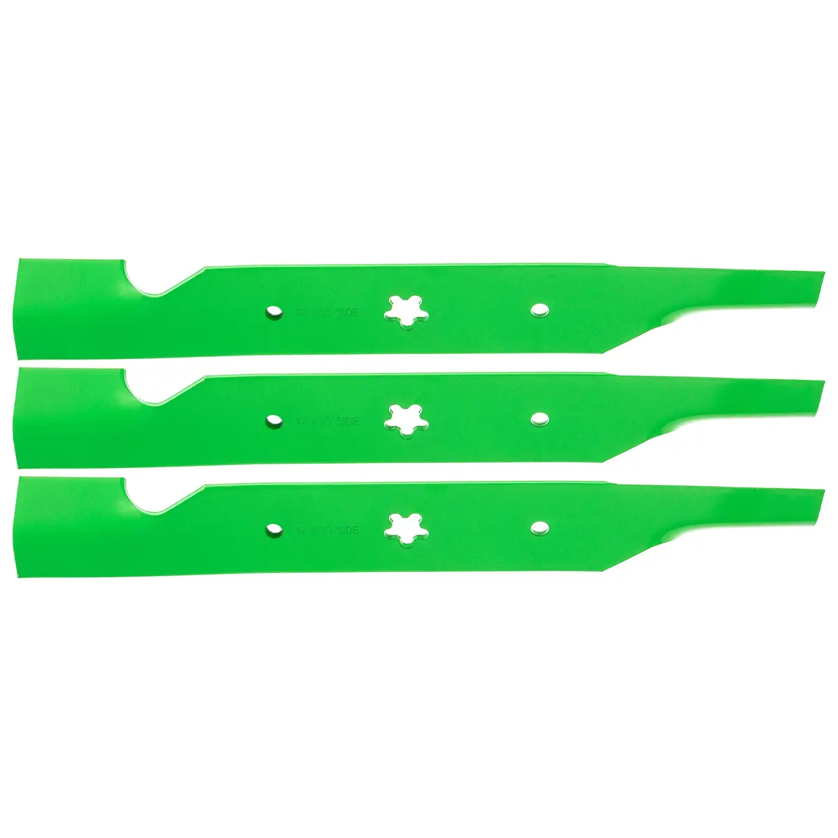 Lawnrazor Notched High Lift Blade For Husqvarna Poulan Pro Statesman 187256 187254 532187256 | 3-Pack 2