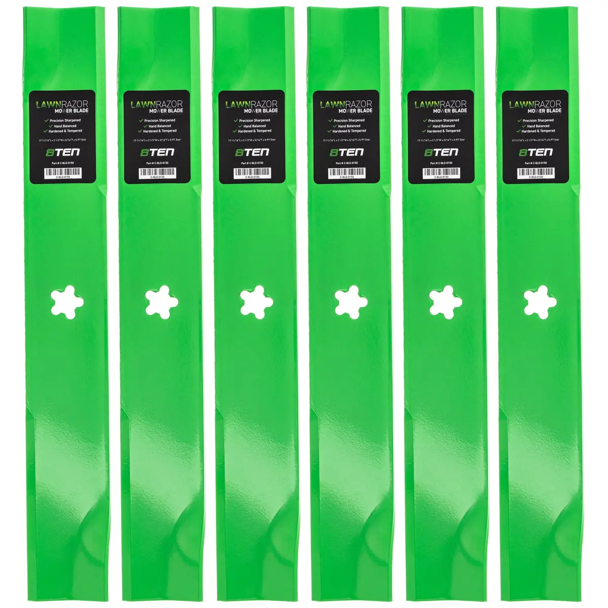 Lawnrazor High Lift Blade For Husqvarna Jonsered 574870801 | 6-Pack 1