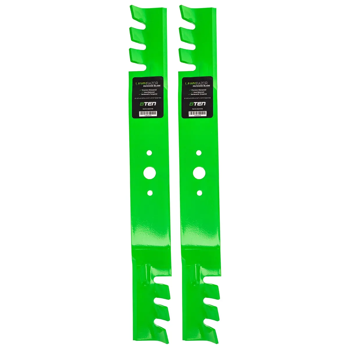 Lawnrazor Toothed Blade For Cub Cadet White Outdoor 759-3830-X 7593830X | 2-Pack 1