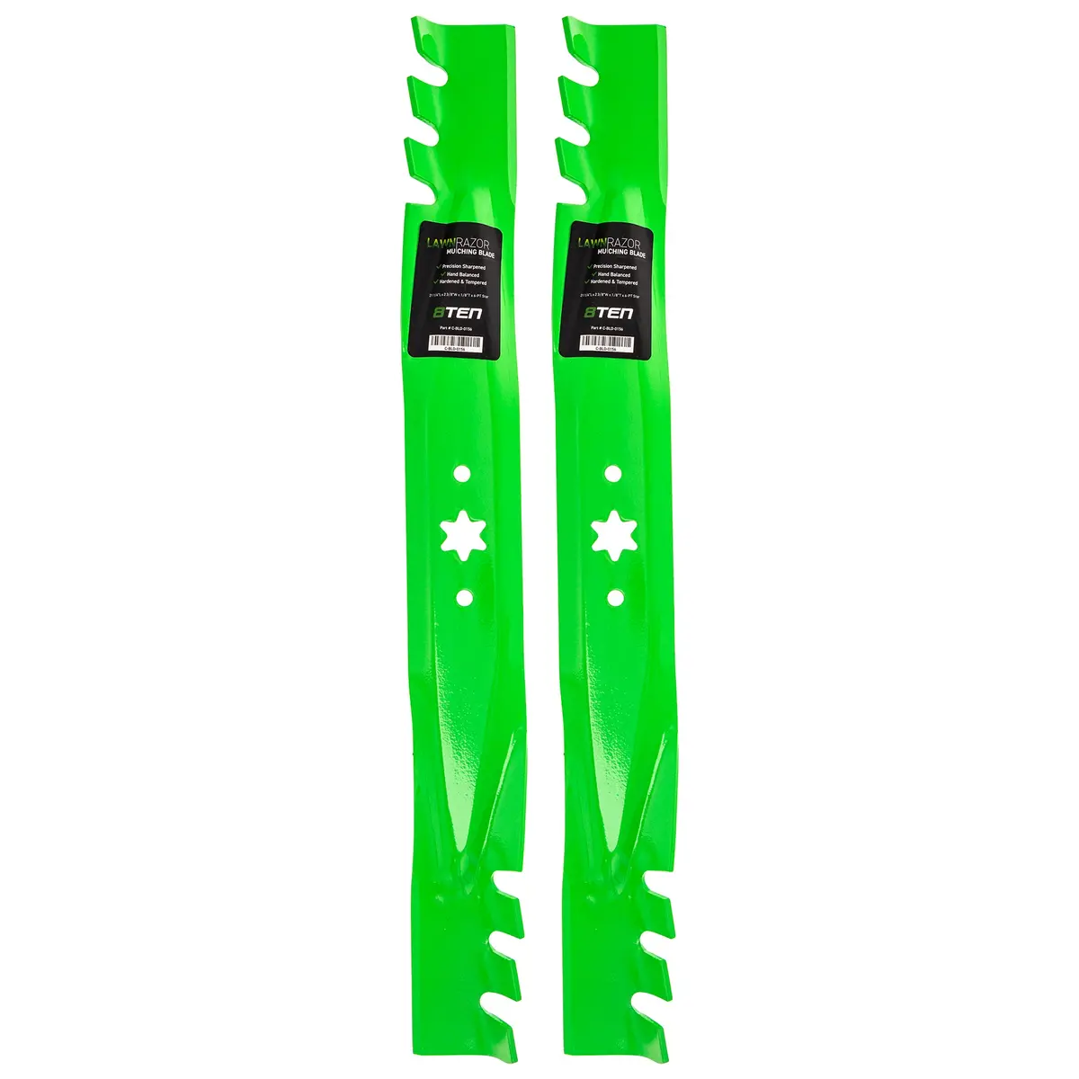 Lawnrazor Toothed Blade For Craftsman Columbia Cub Cadet 742-0616A 742-0616 942-04308-X 942-04126 | 2-Pack 1
