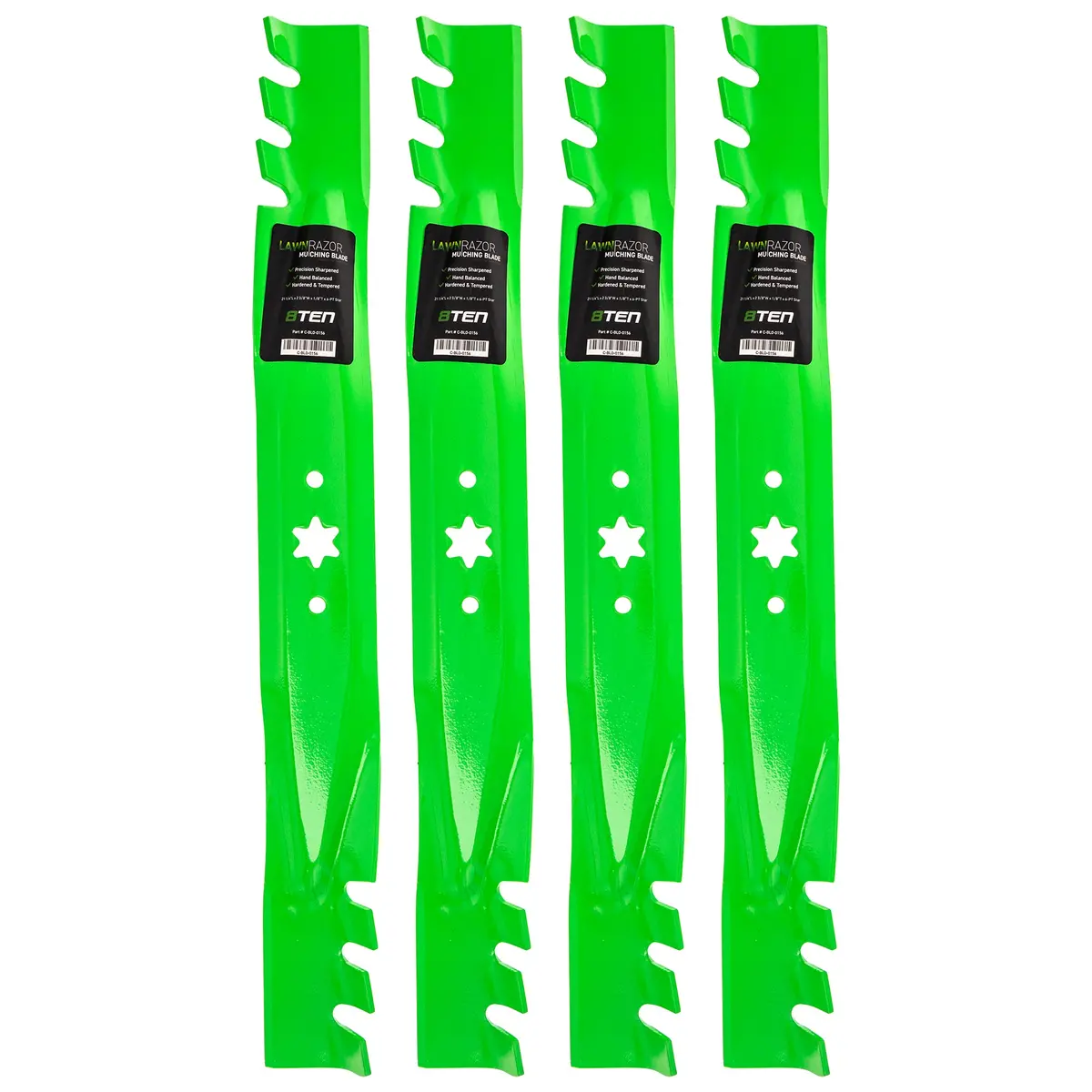 Lawnrazor Toothed Blade For Craftsman Columbia Cub Cadet 742-0616A 742-0616 942-04308-X 942-04126 | 4-Pack 1