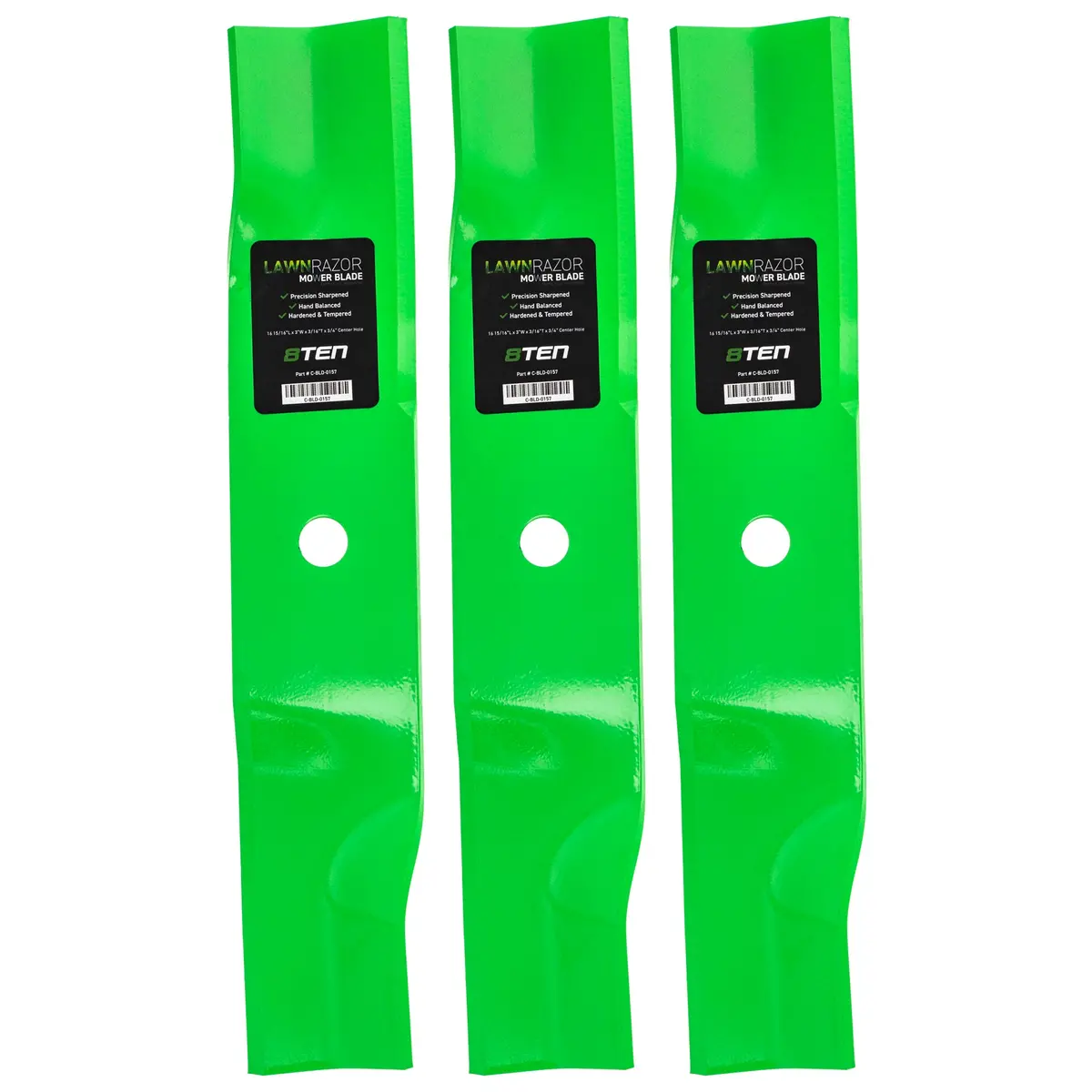Lawnrazor High Lift Blade For Cub Cadet Craftsman Dewalt 942-04417 02005017 01005336 742-04417 | 3-Pack 1