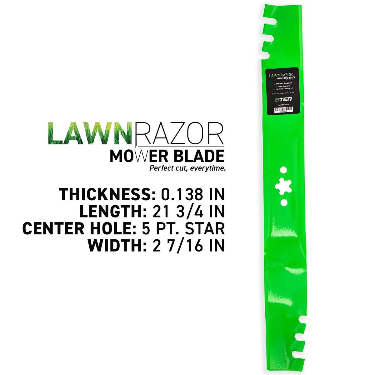 Lawnrazor Toothed Blade For Husqvarna Jonsered 580244001 580244002 532446784 586529601 | 3-Pack 2