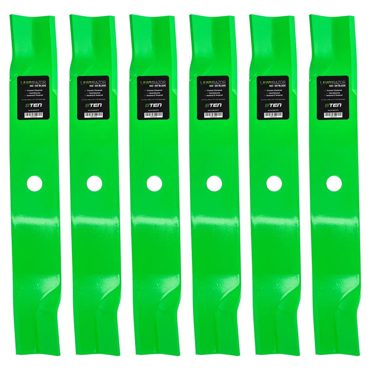 Lawnrazor High Lift Blade For John Deere M128485 Tcu15881 M131958 M144196 M163983 M168223 | 6-Pack 1