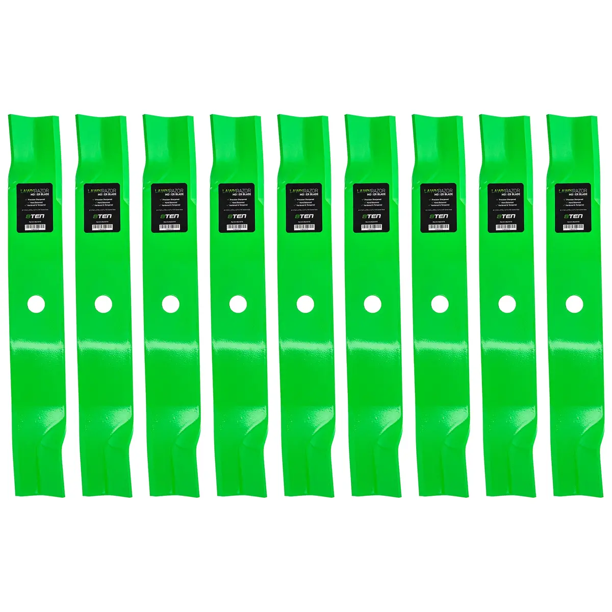 Lawnrazor High Lift Blade For John Deere M128485 Tcu15881 M131958 M144196 M163983 M168223 | 9-Pack 1