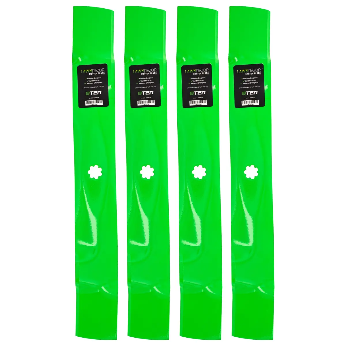 Lawnrazor Mulching Blade For John Deere Gx22151 Gy20850 Am137333 Am137328 Uc21583 Am141033 Am141031 | 4-Pack 1