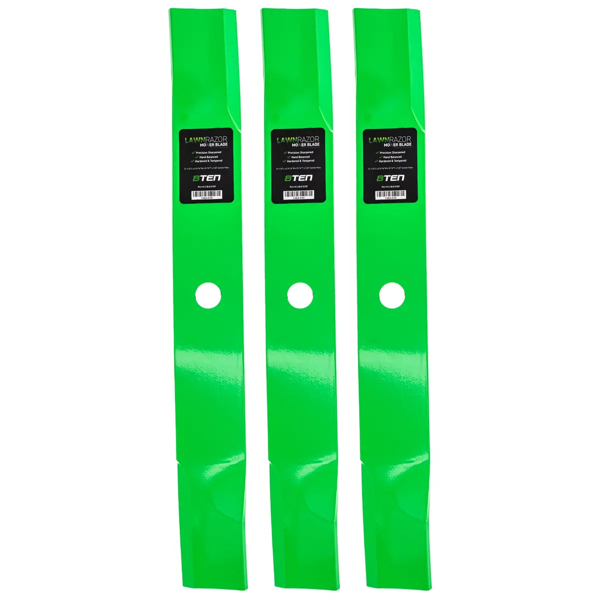 Lawnrazor Medium Lift Blade For John Deere M128485 Tcu15881 M131958 M144196 M168223 | 3-Pack 1