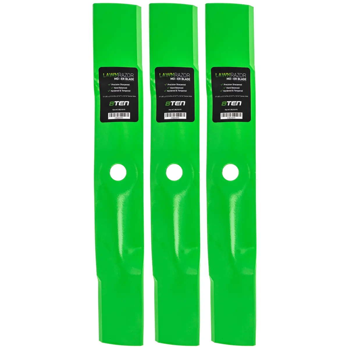 Lawnrazor High Lift Blade For John Deere M145476 M127500 M127673 Uc22009 | 3-Pack 1