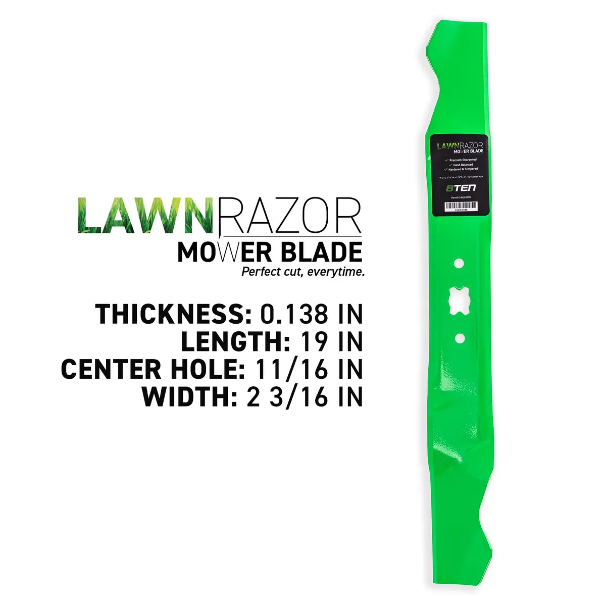 Lawnrazor Mulching Blade For Cub Cadet Mtd Yard-Man 942-0739 742-0739 2