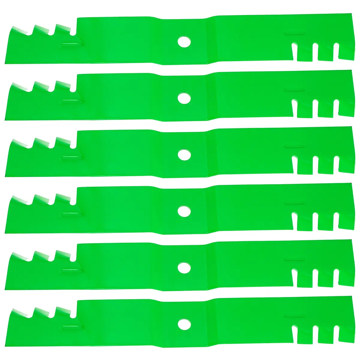 Lawnrazor Toothed Blade For Cub Cadet Craftsman Columbia 02005019-X 02005019P-X 742-04415-X | 6-Pack 2