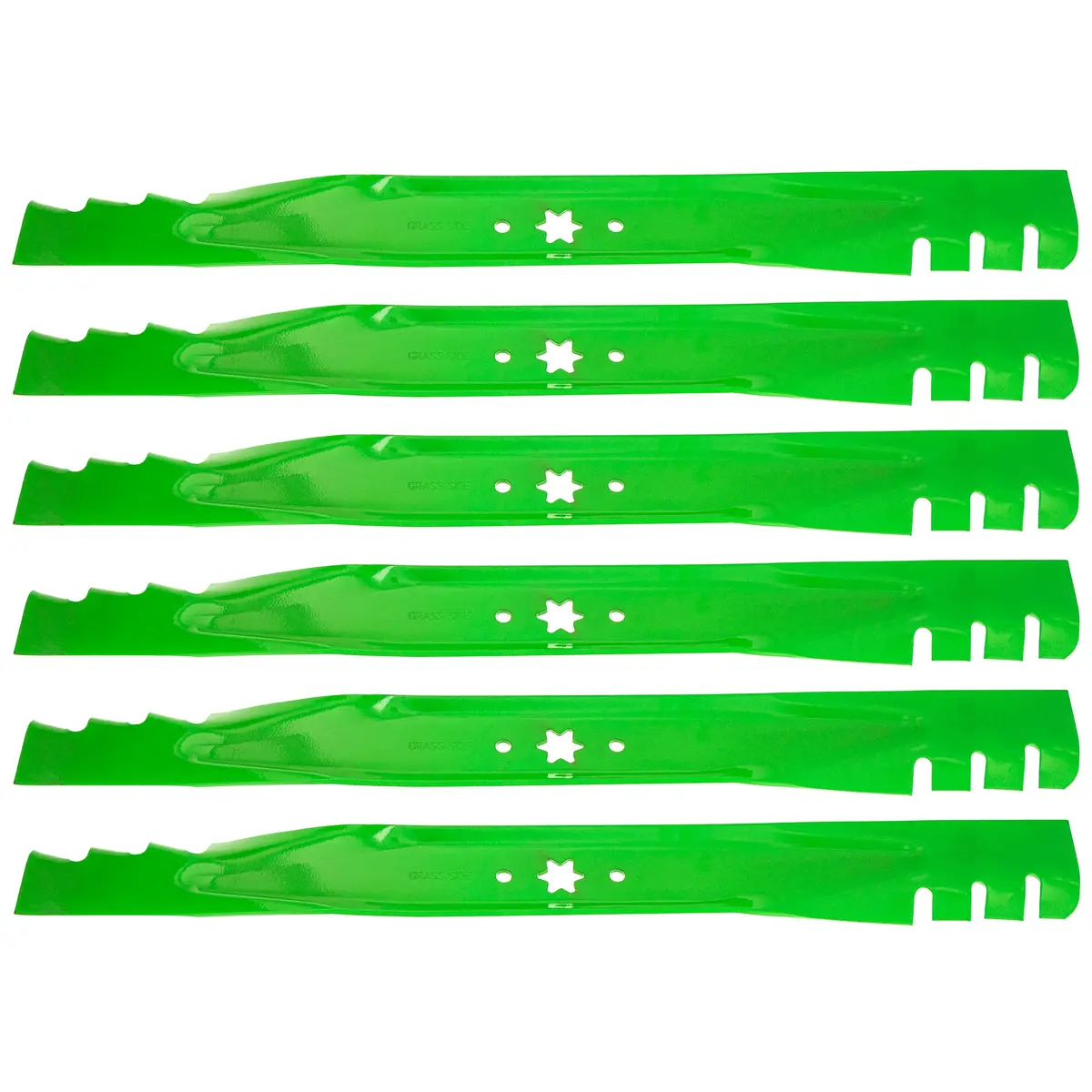 Lawnrazor Toothed Blade For Troy-Bilt Cub Cadet Craftsman 942-04290 742-04290 742-04244 942-04244 | 6-Pack 2