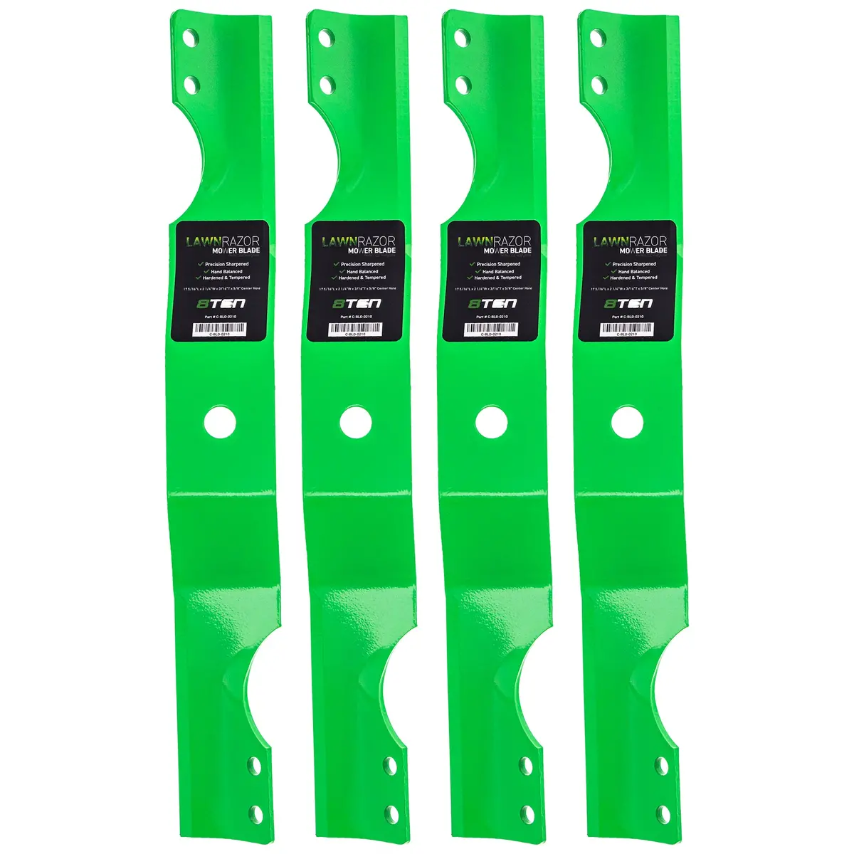 Lawnrazor Notched Notched Medium Lift Blade For Ariens Gravely 03971900 03746500 | 4-Pack 1