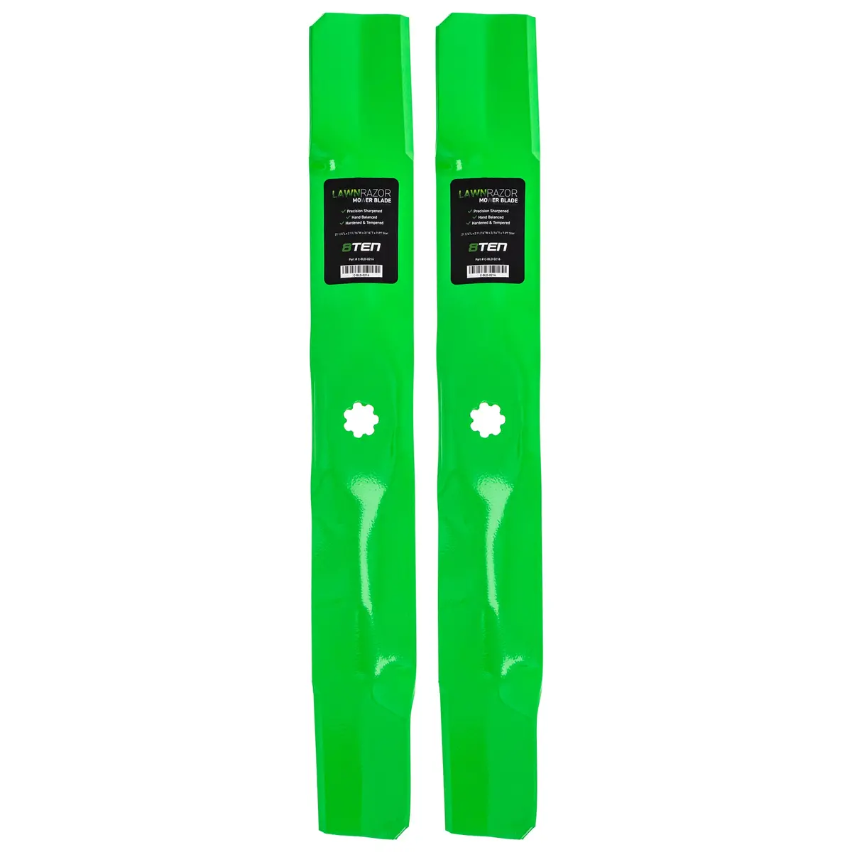 Lawnrazor Deck Blade 810-Cbl2438d For John Deere Sabre Am141034 M154062 Am137329 M145970 | 2-Pack 1