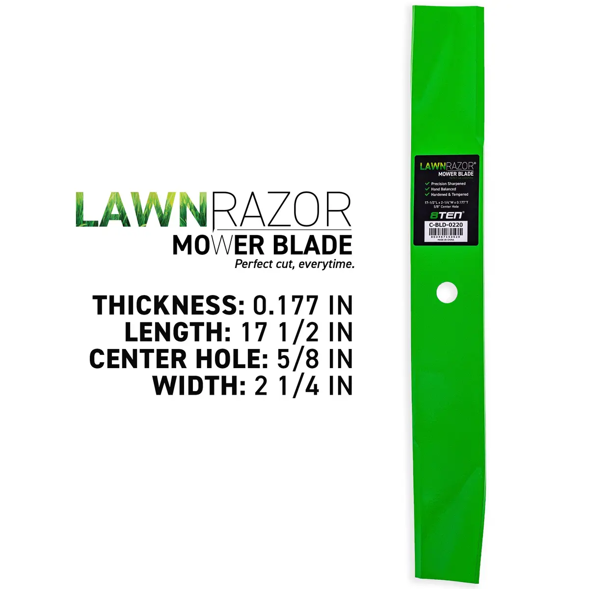 Lawnrazor Medium Lift Blade For Toro Exmark 110-6837-03 112-9759-03 115-5059-03 142-6453-S | 3-Pack 2