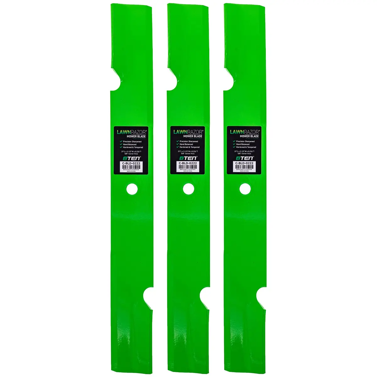 Lawnrazor Air Lift Notched Blade For Scag 482881 | 3-Pack 1
