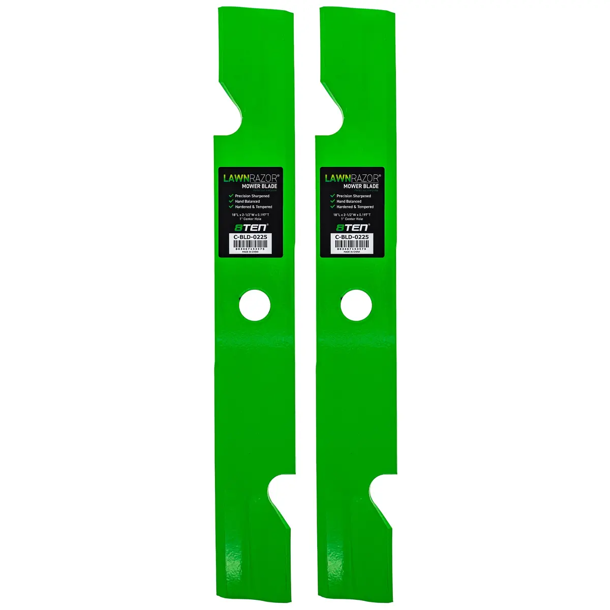 Lawnrazor Notched High Lift Blade For Exmark Toro 103-6402 103-6402-S 109-6873 | 2-Pack 1