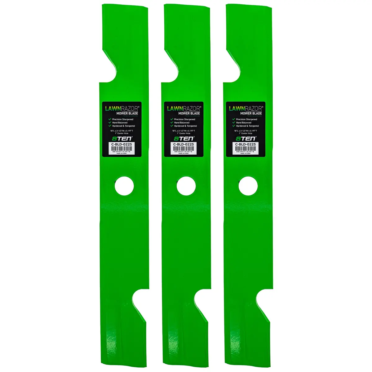 Lawnrazor Notched High Lift Blade For Exmark Toro 103-6402 103-6402-S 109-6873 | 3-Pack 1