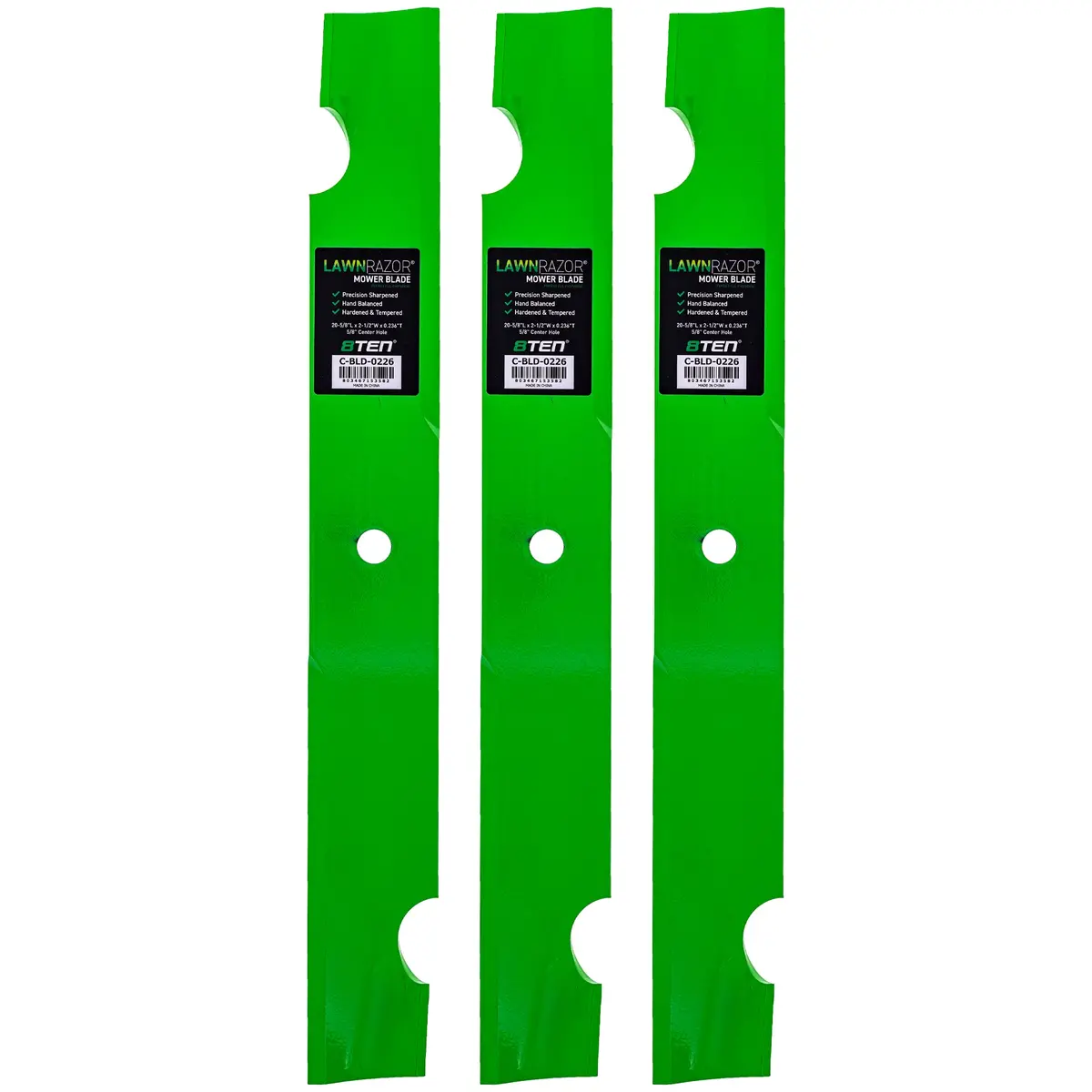 Lawnrazor Blade For Bad Boy 60 Inch 038-6060-00 Notched High Lift 3 Pack 1