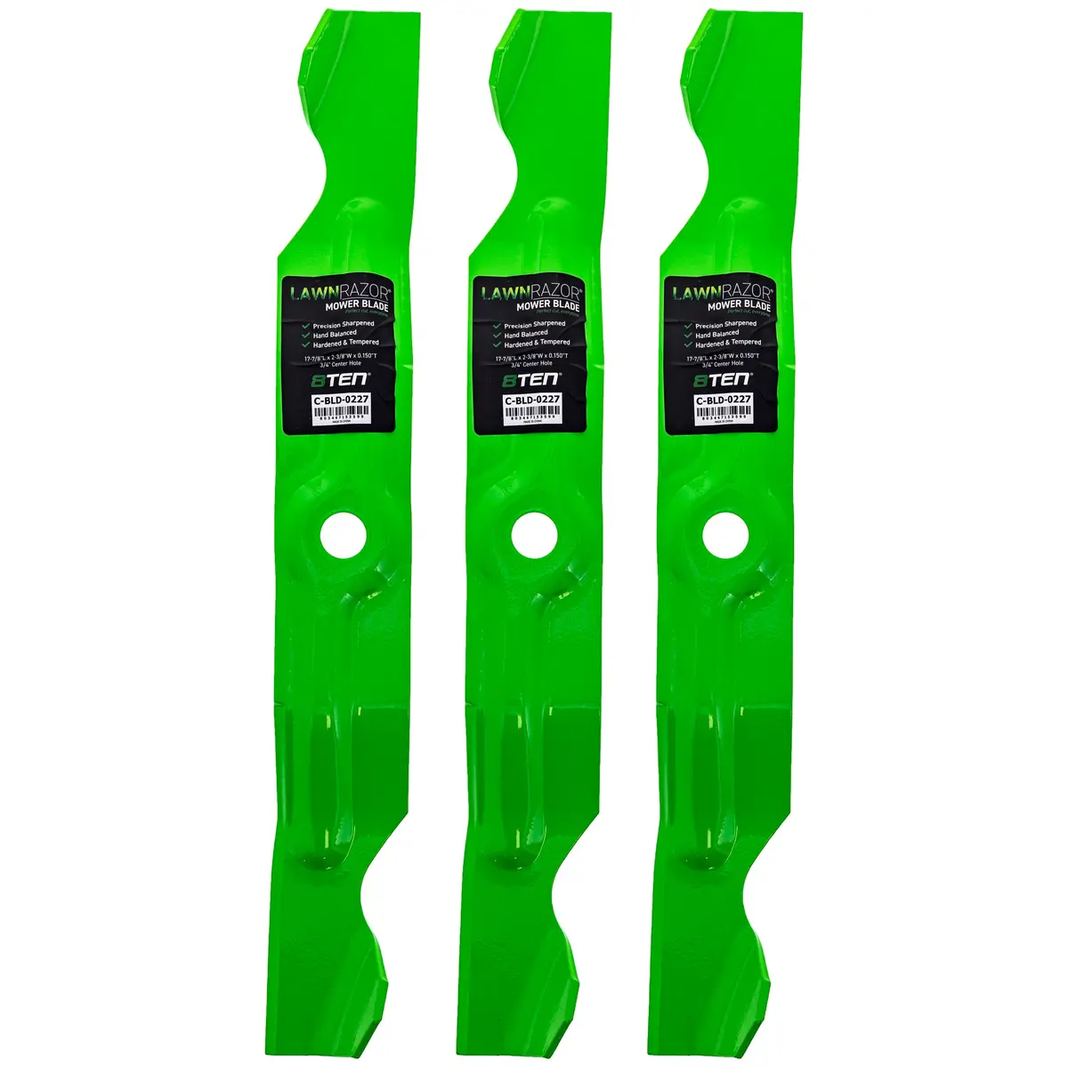 Lawnrazor Notched High Lift Blade For Cub Cadet 759-04047 742-04068 742P04068c | 3-Pack 1