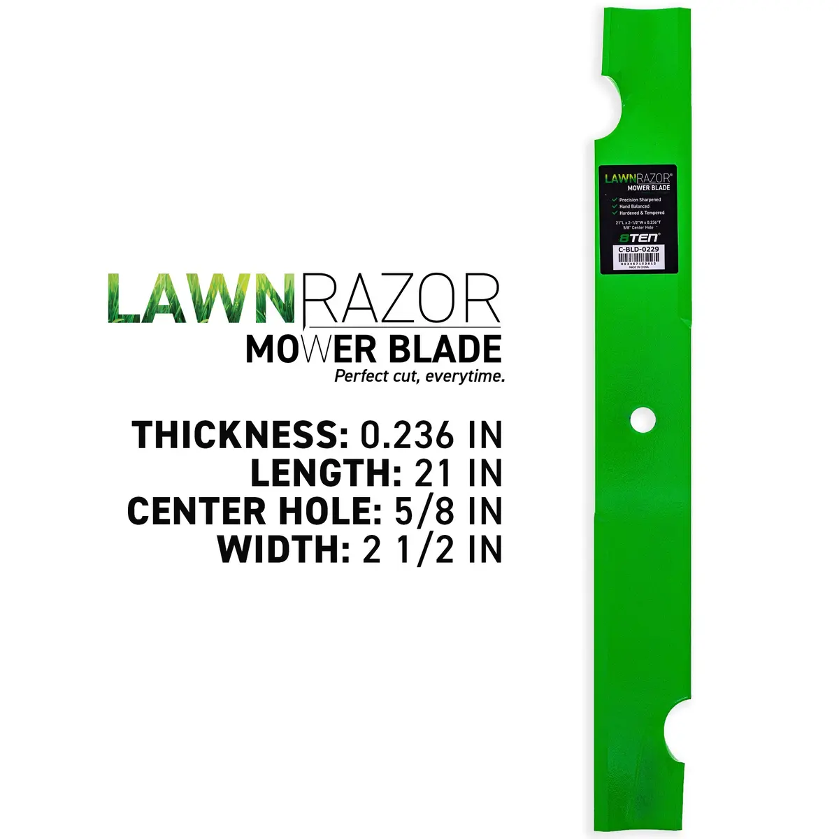 Lawnrazor Notched High Lift Blade For Ferris 1520842 5020842 1520842S 038-6080-00 5020842S | 3-Pack 2