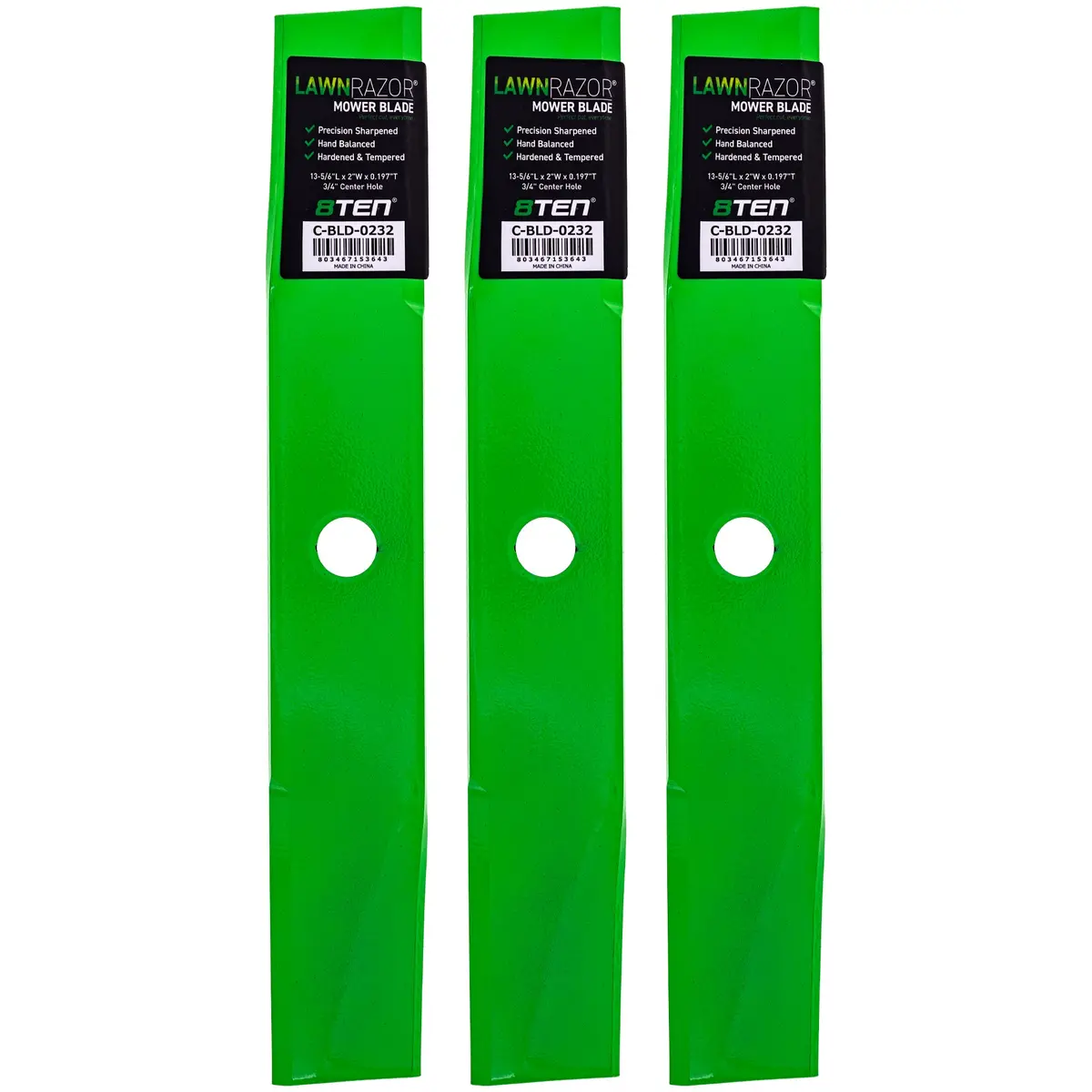 Lawnrazor Medium Lift Blade For Wheel Horse 106636 106077 117192 | 3-Pack 1