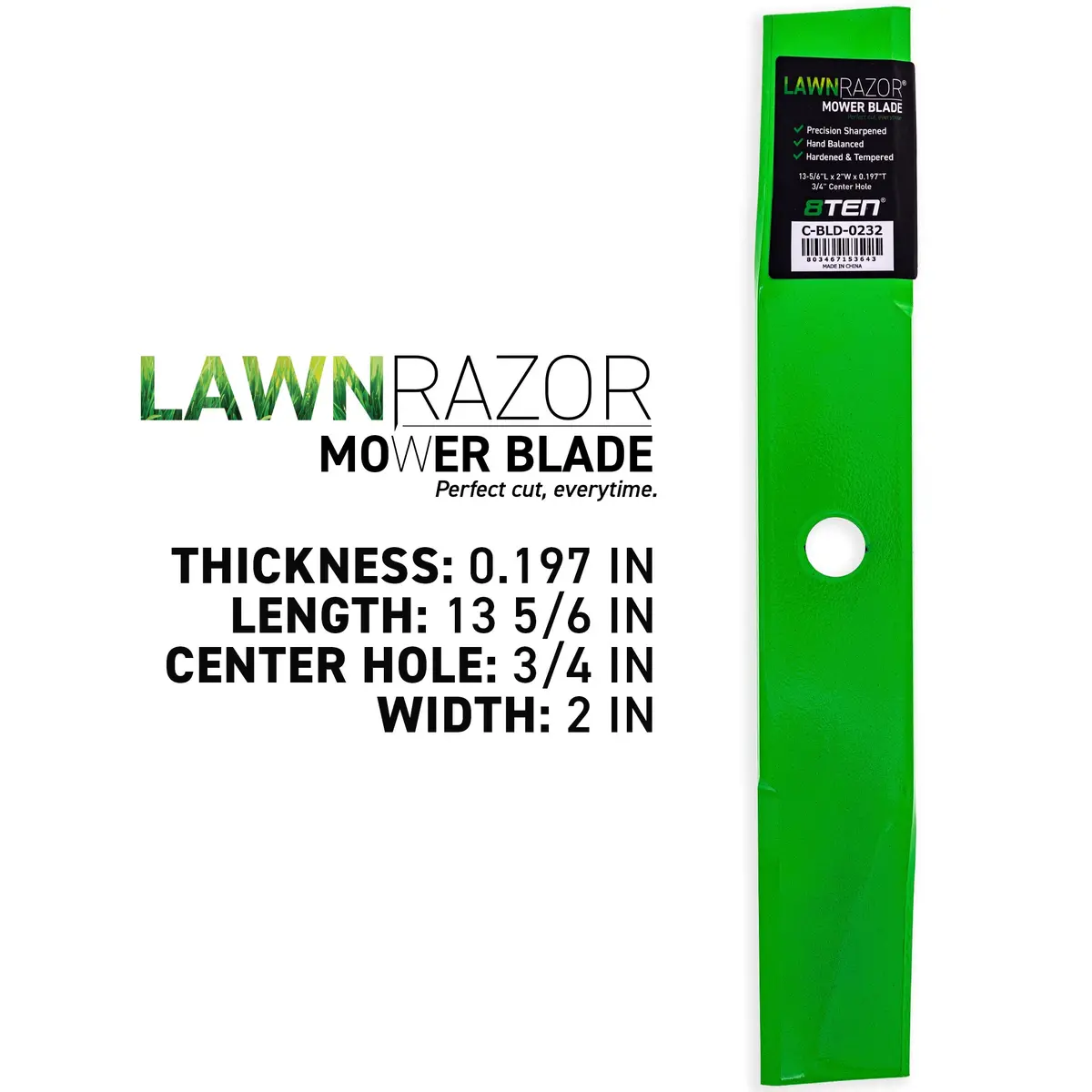 Lawnrazor Medium Lift Blade For Wheel Horse 106636 106077 117192 | 3-Pack 2