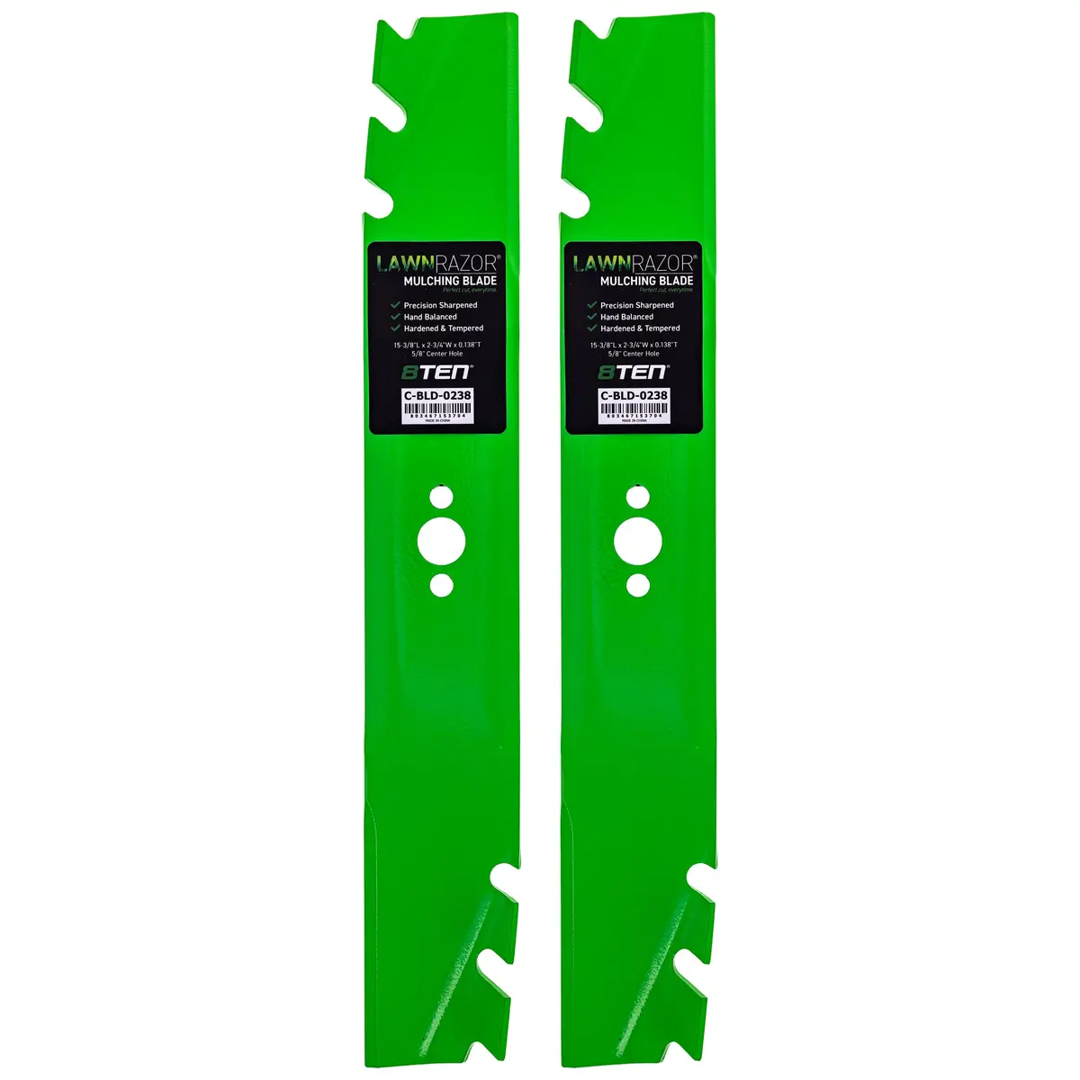 Lawnrazor Toothed Blade For Toro Exmark 116-6358-03 116-6358 116-6358-S | 2-Pack 1